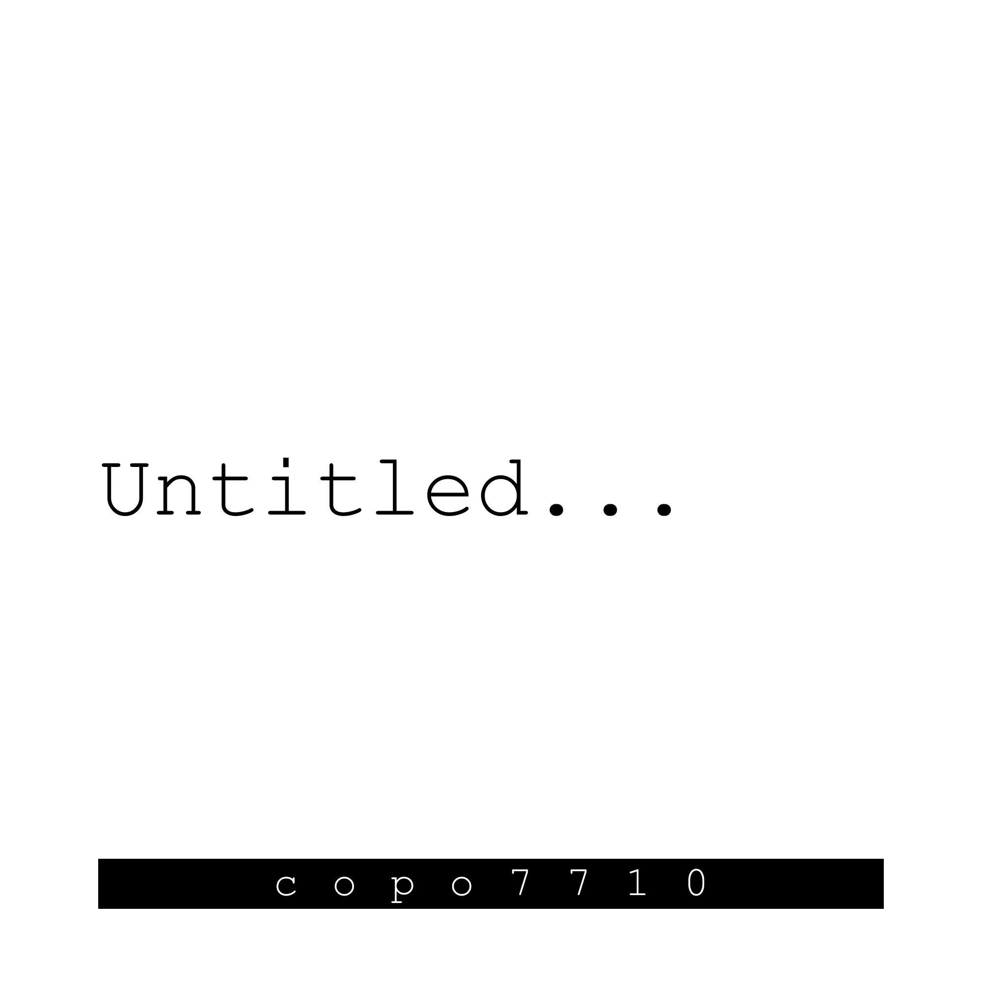 Untitled... standard album cover